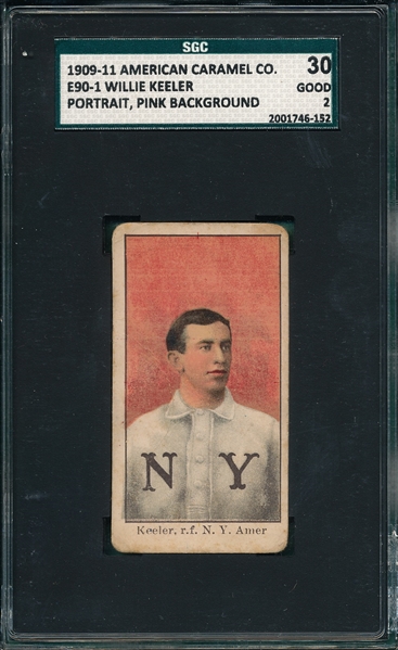 1909-11 E90-1 Keeler, Pink Portrait, SGC 30