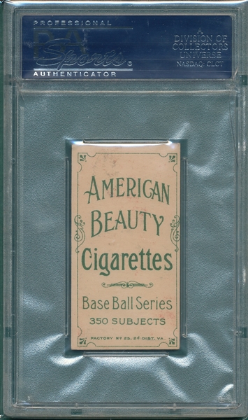 1909-1911 T206 Lennox American Beauty Cigarettes PSA 3