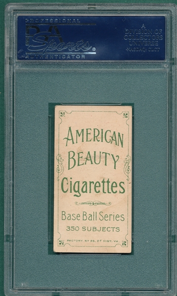 1909-1911 T206 Casey American Beauty Cigarettes PSA 3