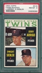 1964 Topps #516 Twins Rookies W/ Arrigo PSA 8 