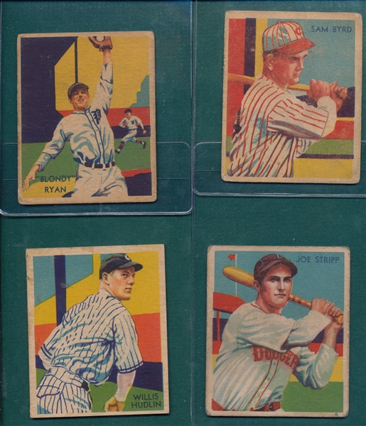 1934-36 Diamond Stars Lot of (7) W/ #36 Earnie Lombardi