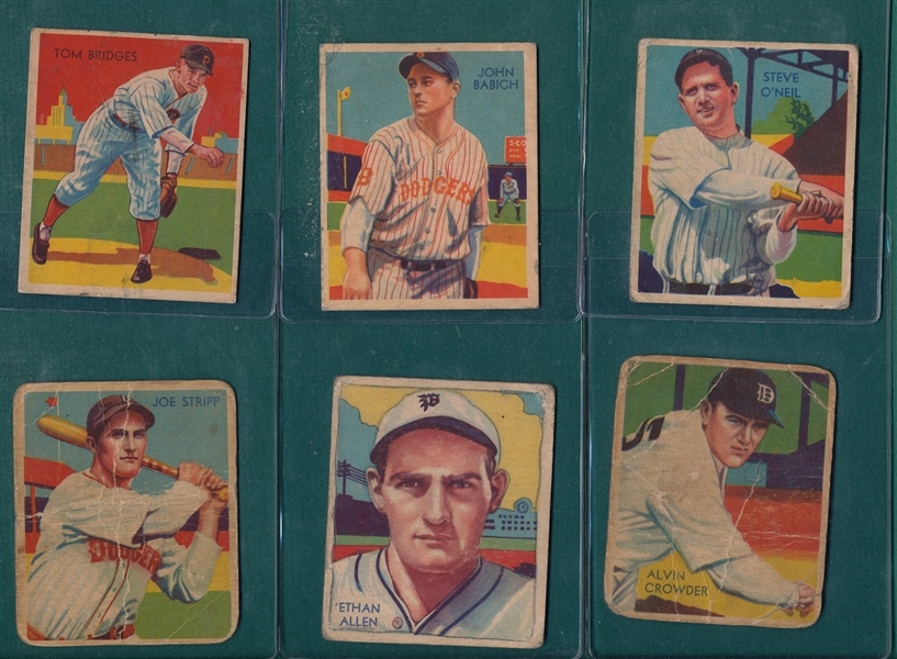 1934-36 Diamond Stars Lot of (10) W/ Frisch & Hubbell