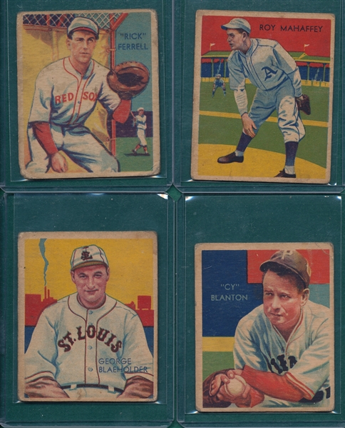 1934-36 Diamond Stars Lot of (8) W/ #48 Rick Ferrell