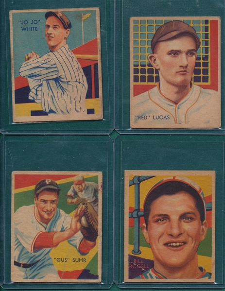 1934-36 Diamond Stars Lot of (8) W/ #18 Hafey