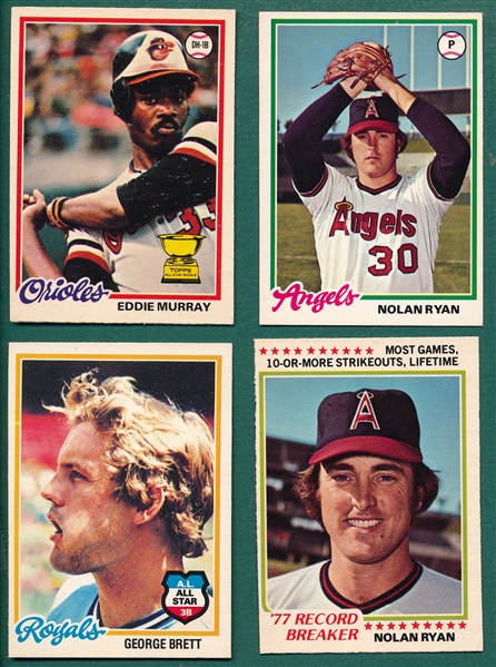 1978 O-Pee-Chee Complete Set (242) W/ Murray, Rookie