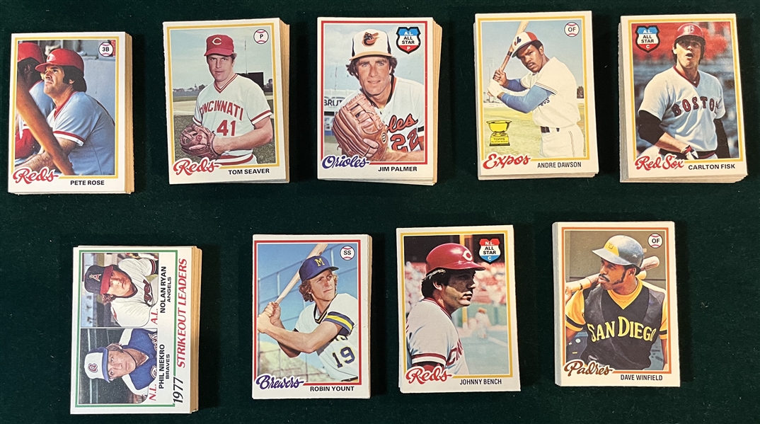 1978 O-Pee-Chee Complete Set (242) W/ Murray, Rookie