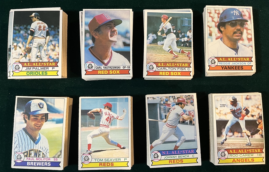 1979 O-Pee-Chee Baseball Complete Set (374) W/ Box, Wrappers & Ozzie Smith, Rookie