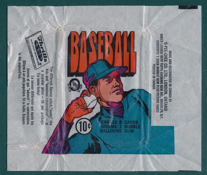 1972 O-Pee-Chee Baseball Complete Set (525) W/ Wrapper