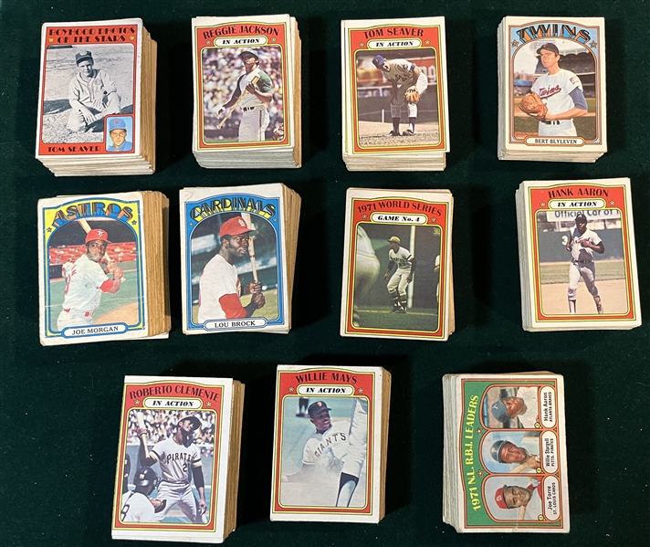 1972 O-Pee-Chee Baseball Complete Set (525) W/ Wrapper