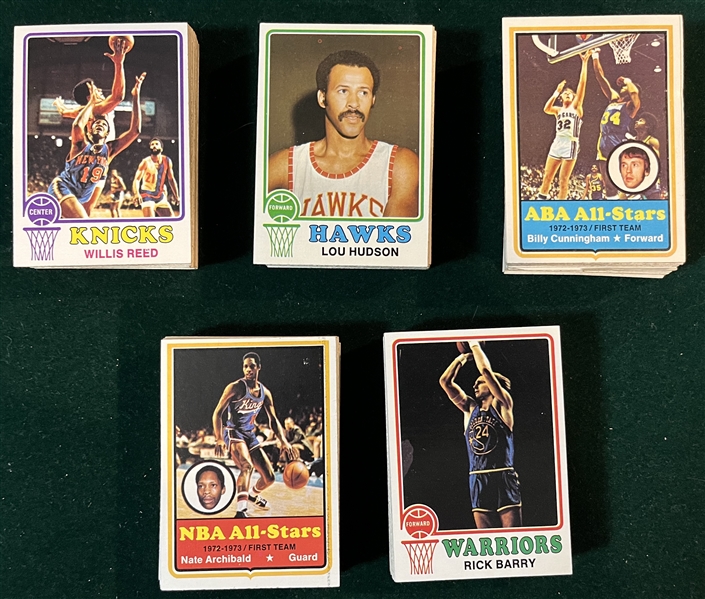 1973-74 Topps Basketball Complete Set (264)