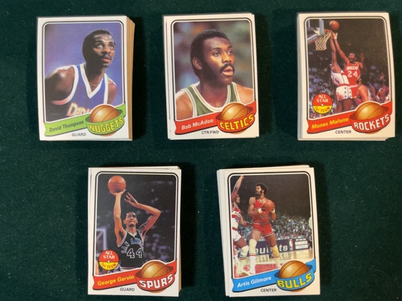 1979-80 Topps Basketball Complete Set (132) W/ Wrappers