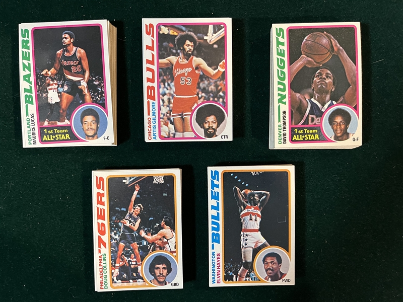 1978-79 Topps Basketball Complete Set (132) W/ Box & Wrappers