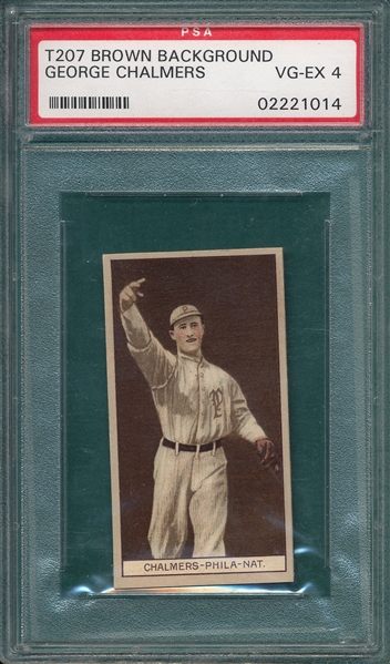 1912 T207 Chalmers Recruit Little Cigars, PSA 4