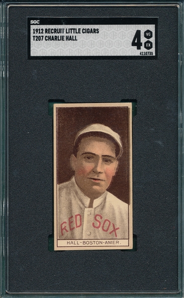 1912 T207 Hall Recruit Little Cigars SGC 4