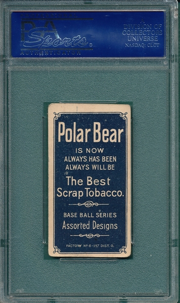 1909-1911 T206 Purtell Polar Bear PSA 3