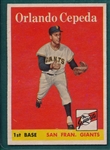 1958 Topps #343 Orlando Cepeda