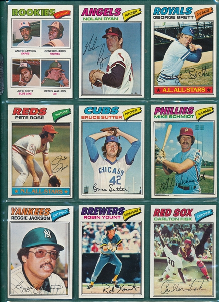 1977 Topps Complete Set (660) W/ Dawson, Rookie