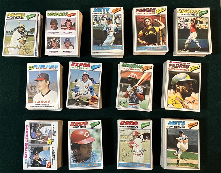 1977 Topps Complete Set (660) W/ Dawson, Rookie