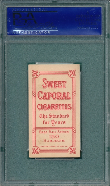 1909-1911 T206 Delehanty, Jim, Sweet Caporal Cigarettes PSA 4 *Factory 25*