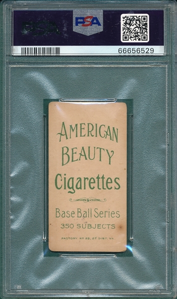 1909-1911 T206 Elberfeld, Fielding, American Beauty Cigarettes PSA 2 (MK)