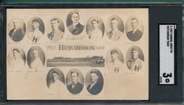 1907 Samuel Hurst PC, Hutchinson Team, W/ Joe Wood