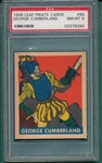 1948 Leaf Pirates #99 George Cumberland PSA 8