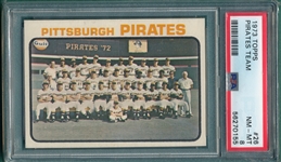 1973 Topps #26 Pirates Team PSA 8 