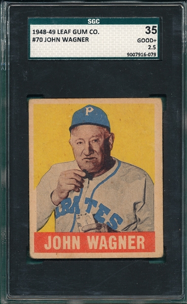 1948 Leaf #70 John Wagner SGC 35