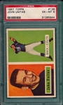 1957 Topps FB #138 Johnny Unitas PSA 6 *Rookie*