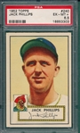 1952 Topps #240 Jack Phillips PSA 6.5