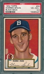 1952 Topps #033 Warren Spahn PSA 4.5 *Black Back*