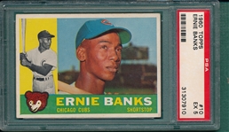 1960 Topps #010 Ernie Banks PSA 5