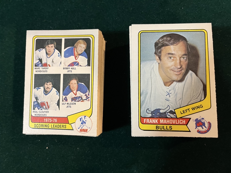 1976-77 O-Pee-Chee WHA Hockey Complete Set (132) W/ Hull & Howe