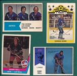 1974 & 78 O-Pee-Chee WHA Hockey Complete Sets, Lot of (2) W/ Hull & Howe