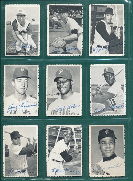 1969 Topps Deckle Edge Set (33/33) W/ (2) Variations