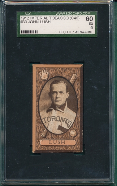 1912 C46 #33 John Lush Imperial Tobacco SGC 60