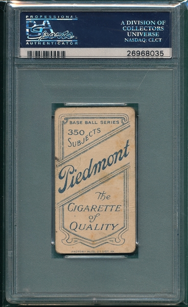 1909-1911 T206 Cranston Piedmont Cigarettes PSA 1 *Southern League*