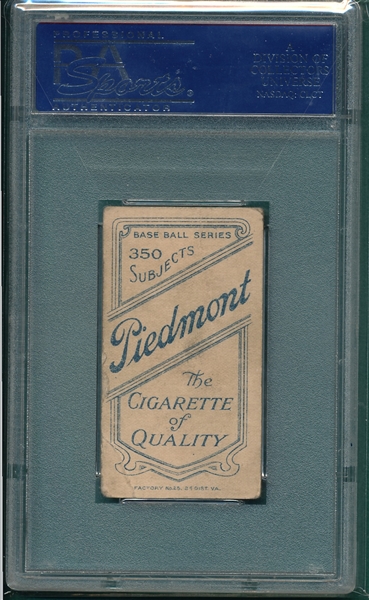 1909-1911 T206 Kiernan Piedmont Cigarettes PSA 1 *Southern League*