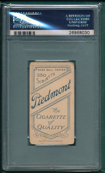 1909-1911 T206 Hart, Jimmy, Piedmont Cigarettes PSA 2 *Southern League*