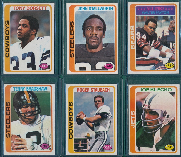 1978 Topps Football Complete Set (528) W/ Box, Wrappers & Dorsett, Rookie