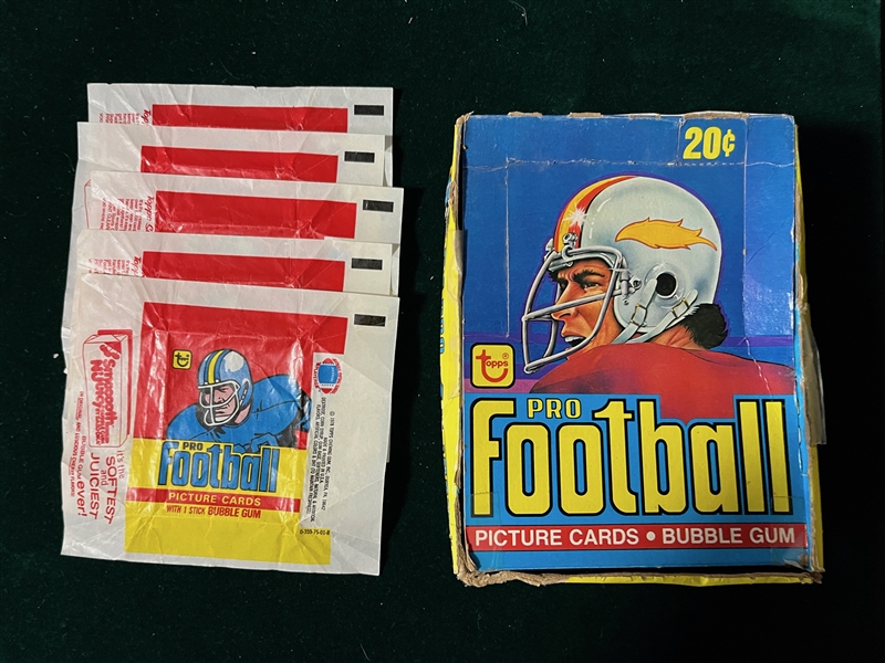 1978 Topps Football Complete Set (528) W/ Box, Wrappers & Dorsett, Rookie