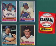 1976 Topps Baseball Complete Set (660) W/ Wrapper, Traded Set & Eckersley, Rookie