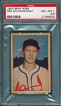 1952 Berk Ross Red Schoendienst PSA 8.5