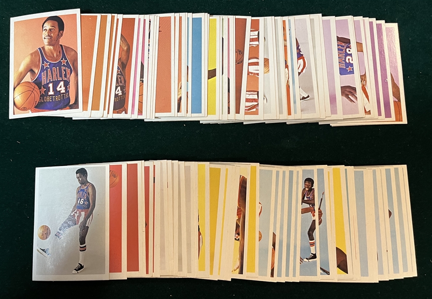 1972 Fleer Harlem Globe Trotter Basketball Complete Set (84)