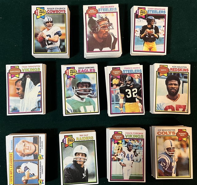 1979 Topps Football Complete Set (528) W/ Box, Wrappers & Campbell, Rookie