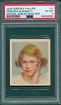 1935 Godfrey Phillips, Princess Elizabeth, Jubilee, PSA 6