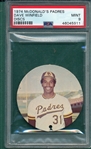 1974 McDonalds Padres Disc PSA 9 *Rookie*