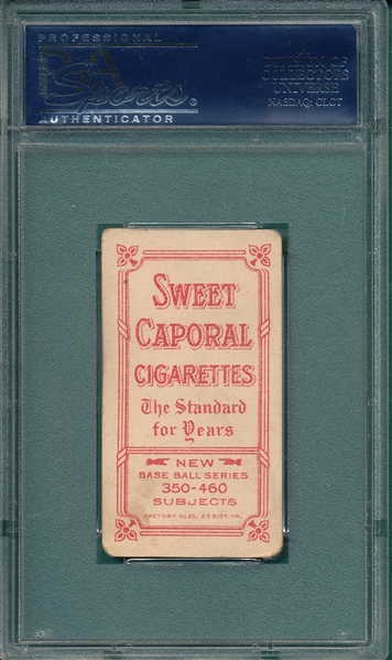 1909-1911 T206 Bender, No Trees, Sweet Caporal Cigarettes PSA 2.5 *Factory 25*