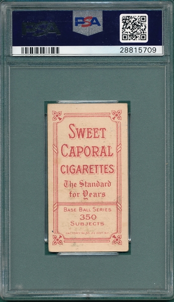 1909-1911 T206 Bresnahan, Portrait, Sweet Caporal Cigarettes PSA 5