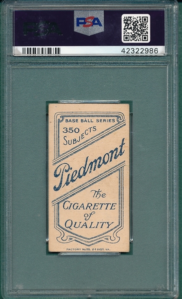 1909-1911 T206 Merritt Piedmont Cigarettes PSA 4.5